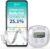 Slimpal Smart Body Measuring Tape, Tape Measure for Body Waist Arms Hip Bust Measurements Device with App, Retractable Bluetooth Monitoring Body Fat BMI Tool for Fitness Shape & Weight Loss