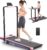 ANCHEER Walking Pad Treadmill with Incline and Handle Bar – Under Desk Treadmill 4 in 1 Folding Treadmills for Home Office/LED Display/Dual Control/12 Preset Programs