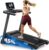 MERACH Treadmill with Incline 6%-15%, 300 LBS Capacity Foldable Running Treadmills for Home, 0.5-7.5MPH Quiet 2.5HP Brushless Double Deck Incline Foldinng Treadmill LED Display with Smart APP