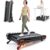 Walking Pad Treadmill with Auto Incline – 18″x43″ Wide Full Deck 6 Levels 12% Incline, Portable Under Desk Treadmill for Home Gym Office, 350lbs Capacity, 3.0HP Quiet, Upright Stand Space-Saving, APP