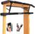 AmazeFan Pull Up Bar Doorway with Ergonomic Grip – Fitness Chin-Up Frame for Home Gym Exercise – Multi-Angle Grip – 2024 Upgrade Smart Hook (Fits Almost All Doors)