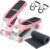 Steppers for Exercise, Mini Stepper Machine with Resistance Bands & Calories Count, Stair Steppers for Exercise 330 lbs Weight Capacity, Portable Stair Stepper Exercise Equipment for Home Workout