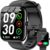 Smart Watch with Alexa Built-in, 1.83″ HD Touchscreen Fitness Tracker, Bluetooth Notifications/Calls, IP68 Waterproof, 120+ Sport Modes, 24/7 Heart Rate & Sleep Monitor for iPhone Android iOS (Black)