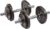Signature Fitness Fitvids Adjustable Dumbbell Hand Weights Set – 20LBS – 40-Pound Pair, Cast Iron – Gray
