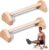 Silipull 2 Pcs Wooden Parallettes Bars Push up Stands 15.7/19.7 Inch Push up Bars Calisthenics Equipment Non Slip Base Solid Portable Exercise Home Workout Equipment for Strength Training