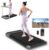 DeerRun 2025 Upgrade Walking Pad, Smart Under Desk Treadmill for Home Office, No-Assembly Treadmills with APP and Remote Control, LED Display, 2.5 HP Quiet Walking Jogging Machine, 300 lbs Capacity