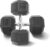 WF Athletic Supply Rubber Coated Solid Steel Cast-Iron Pair Dumbbells, Rubber Hex Dumbbells, Hex Weights Dumbbells for Muscle Toning, Full Body Workout, Home Gym Dumbbells, Pair