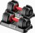 Adjustable Dumbbell Set 25/55/90LBS,10 in 1 Free Weights Dumbbell with Anti-Slip Texture Handle,1 Sec Speed Adjustment Men/Women Gym and Home Strength Training Equipment.