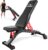 FLYBIRD Commercial Grade Adjustable Weight Bench – 1300LBS Capacity, 6+3 Positions for Ultimate Strength Training & Bench Press, with Easy-Roll Wheels