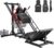 Leg Press Hack Squat Machine with Back Support Cushion, 3 in 1 Adjustable Leg Press Machine with Quad Track Roller System, Hack Squat Machine
