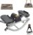 Rock Stepper Side to Side, Lateral Rocking Fitness Stepper Home Workout Machine, Portable Compact Side-to-Side Steppers, with Digital Display for Legs Glutes, Abs