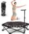 HXD-ERGO 42” Foldable Mini Trampoline, Rebounder Trampoline with Adjustable Foam Handle, Fitness Trampoline for Indoor, Outdoor, Home Gym, Max Load 460lbs