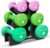 Yes4All Neoprene Coated Dumbbell Hand Weight Sets – Multiple Weight Options with Rack, Anti-roll, Anti-Slip, Hexagon Shape