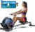 WELLFIT Rowing Machine, Magnetic Rower Machine for Home, Compact Upright Storage Rower for Small Space, 8 Levels Adjustable Resistance, 300lbs Weight Capacity, Works with Kinomap