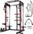 Power Cage, 2000LBS Multi-Function C21 Power Rack with Dual Pulley Cable Crossover System, All-in-One Squat Rack with More Training Attachments