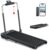 WELLFIT Folding Treadmill with 10% Incline,340+ lbs Capacity Portable Treadmills with Handlebar, Under Desk Treadmill for Home Office,Low Noise Walking Pad with Smart Voice Control for Jogging Running