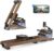 MERACH Water Rowing Machines for Home, Foldable Row Machine with 400LBS Weight Capacity, Dedicated Monitor and Comfortable Seat, Free MERACH App for Immersive Water Rower