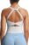 Aoxjox Women’s Workout Sleeveless Lola Longline Tank Fitness Training Gym Yoga Crop Tanks