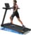 Foldable Treadmill with Auto Incline – 4 Hp 18.9 Inch Wide Treadmills for Home Seniors, 400 Lb Capacity, Backlit Knob Led Display, Shock Absorbent, Bluetooth App and Speaker, 12 Mph Speed