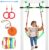 Doorway Swing for Kids & Door Pull Up Bar for Adults – Indoor Kid Swing with 4pcs Accessories – Multi-Function Doorway Gym for Family Fitness & Play (Green)
