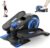 FUNMILY Under Desk Elliptical, Desk Bike Pedal Exerciser, Fully Assembled Leg Exerciser 2 in 1 Seated Standing Elliptical, Ultra-Quiet Mini Elliptical Machines for Home Office Use