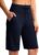 G Gradual Women’s Bermuda Shorts with Pockets 11″ Knee Length Stretch Comfy Drawstring Long Shorts for Women Summer Walking