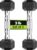 Hex Dumbbell Set, 2.5-65 lb Rubber Encased Exercise & Fitness Dumbbells, Weights Dumbbells Set of 2, Hand Weight for Strength Training