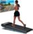 WELLFIT Walking Pad, Under Desk Treadmill with Incline, Portable Walking Pad Treadmill for Home and Office with APP & Remote Control and LED Display, 265 lbs Capacity