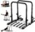 2026 Upgraded Dip Bars 880LBS Heavy Duty Dip Bar Station Height & Width Adjustable Parallettes Bars for Full Body Strength Training Push Up Bar for Beginners & Advanced Users