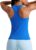 CRZ YOGA Seamless Racerback Tank Tops for Women – Gym Workout Athletic Running Sleeveless Shirts Breathable Scoop Neck