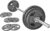 Barbell Weight Set, Cast Iron 1″ Standard Weight Plates Including 5FT Standard Barbell Bar & Star Locks, 45 Pounds Set (35 Lbs Plates + 10 Lbs Barbell Bar), Multiple Packages