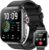 Smart Watch for Men Women, 1000mAh Battery 100-Day Standby Time, 1.85″ HD Screen Fitness Tracker, 110+ Sport Modes, IP68 Waterproof, Heart Rate/Sleep Monitor, Fitness Watch for Android/iPhone(Black)