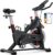 Merach Exercise Bike with Incline & Decline, Stationary Bike for Home Gym Fitness, Automated Magnetic Resistance, Indoor Workout Bike with Self-Developed App, 350 lbs Weight Capacity & 40 lbs Flywheel