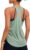 JOYSPELS Workout Tank Tops for Women,Athletic Running Shirts | UPF50+ Ice Silk Quick Dry Loose Fit Racerback Gym Tops