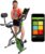 ShareVgo Bluetooth Smart Folding Semi Recumbent Magnetic Upright Exercise Bike with free APP for Indoor Bike Workout Log and Track, Backrest, Pulse Sensors and Tablet Holder – SXB1000