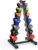 HolaHatha 2, 3, 5, 8, and 10 Pound Neoprene Dumbbell Free Hand Weight Set with Rack, Ideal for Home Exercises to Gain Tone and Definition, Pastel