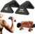 Push Up Handles with Ergonomic Handles and 4lb weight-Non-slip Parallettes Bars for Home Fitness Training, Push Up Stands Handle Perfect for Floor Workout Exercise