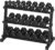 Hex Dumbbell Sets with Rack, 290-840 lb Rubber Encased Exercise & Fitness Dumbbells Set, Hand Weight for Strength Training, Weight Dumbbells