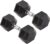 Signature Fitness Premium Rubber Encased Hex Dumbbell
