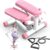 Twist Steppers for Exercise – Mini Stair Stepper Machine with Resistance Bands 330lbs Twist Stepper Portable Exercise Equipment for Full Body Workout