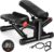 Steppers for Exercise at Home, Upgraded Mini Stepper Machine with 10DB Super Quiet, Air-Powered Stair Stepper with Resistance,Twist Stepper for Full Body Workout
