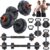 Adjustable Dumbbells Set, 45/65/85 lbs Free Weight Set with Connector, 4 in1 Dumbbells Set for Home Gym Workout