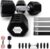 20Lbs Adjustable Dumbbell Set with Resistance Bands for Working Out – 2-Pcs Weights Dumbbells Set with 4-Pcs Stretch Bands for Exercise – Quick Adjustment – Comfortable Grip