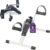 Under Desk Bike Pedal Exerciser with Digital LCD Display – Foldable Exercise Peddler for Seniors – Foot and Leg Exerciser While Sitting – Adjustable Tension