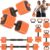 Adjustable Dumbbells Set, 45/65/85 lbs Free Weight Set with Connector, 4 in1 Dumbbells Set for Home Gym Workout