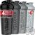 VELOMIX -4 Pack- 28 oz Protein Shaker Bottles for Protein Mixes – 4x Wire Whisk | Leak Proof Shaker Cups for Protein Shakes | Protein Shaker Bottle Pack (Silver Mix)