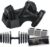 BYZOOM FITNESS Classic Series 50/55LB Adjustable Dumbbell Pair Set of 2 OR Single Unit (Check qty before purchase), 5-in-1 OR 15-in-1 Patented Secure System, Solid Cast Iron Core, Iconic 12-Sided Polygonal Anti-Roll Base, Professional Heavy Weight for Men and Women, Black