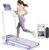 2025 Upgrade Walking Pad Treadmill with 8% Incline & Handle Bar, 3.5HP Portable Treadmill for Home Small, Under Desk Compact Walking Pad 300+lb Capacity, Shock Absorption, 0.6-6mph, Remote, Smart App