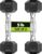 Hex Dumbbell Set, 2.5-65 lb Rubber Encased Exercise & Fitness Dumbbells, Weights Dumbbells Set of 2, Hand Weight for Strength Training