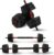 Fitvids Multi-Functional Portable Changeable Dumbbell and Barbell Kettlebell Set with Adjustable Weights, 40LBS or 60LBS Sets, Multiple Style